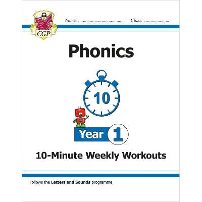 KS1 Year 1 English Phonics 10-Minute Weekly Workouts