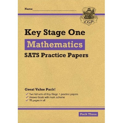 KS1 Maths SATS Practice Papers: Pack 3 (for end of year assessments)