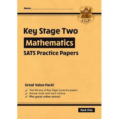 KS2 Maths SATS Practice Papers: Pack 5 - for the 2025 tests (with free Online Extras)