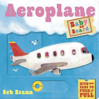 Baby on Board: Aeroplane: A Push, Pull, Slide Tab Book-Books-Templar Publishing-Yes Bebe