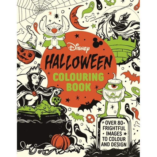 Disney Halloween Colouring Book: Over 80 spooky images to colour and design