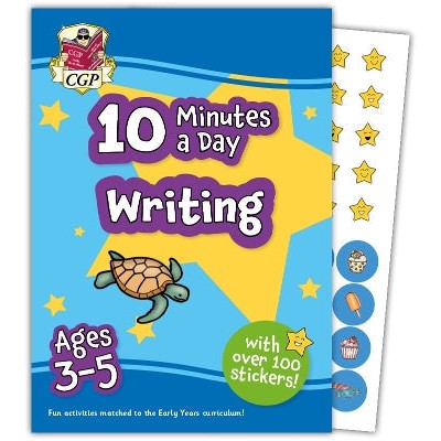 10 Minutes a Day Writing for Ages 3-5 (with reward stickers)