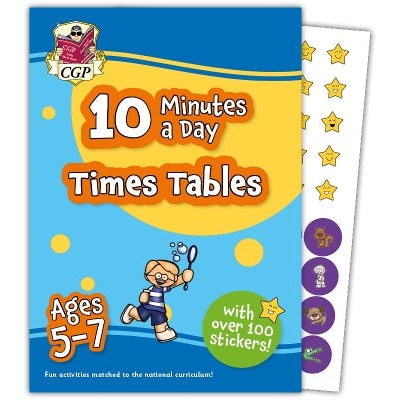 10 Minutes a Day Times Tables for Ages 5-7 (with reward stickers)