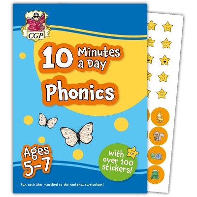 10 Minutes a Day Phonics for Ages 5-7 (with reward stickers)