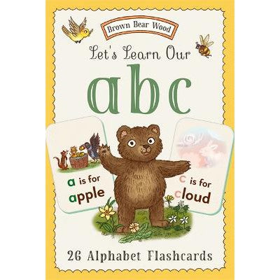 Brown Bear Wood: Let’s Learn Our ABCs: 26 Double-sided Alphabet Flashcards-Books-Magic Cat Publishing-Yes Bebe