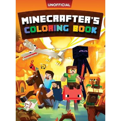 Minecraft Coloring Book: Minecrafter's Coloring Activity Book: 100 Coloring Pages for Kids - All Mobs Included (An Unofficial Minecraft Book)-Books-Diamond Creeper Press-Yes Bebe