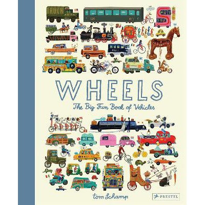 Wheels: The Big Fun Book of Vehicles-Books-Prestel-Yes Bebe