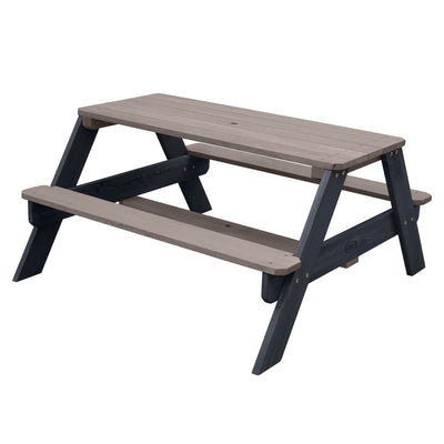 Children Picnic Table Nick with Umbrella Brown and Grey-AXI-Yes Bebe