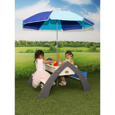 Children's Picnic Table Delta Grey and White A031.023.00-AXI-Yes Bebe