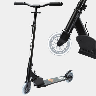 Black - Deluxe 2 Wheel Scooter-Scooters-BOLDCUBE Scooters-Yes Bebe