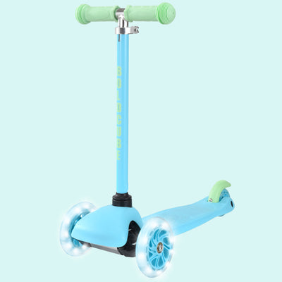 Blue & Green - Teeny 3 Wheel Scooter-Scooters-BOLDCUBE Scooters-Yes Bebe