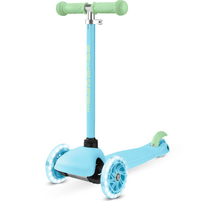 Blue & Green - Teeny 3 Wheel Scooter-Scooters-BOLDCUBE Scooters-Yes Bebe