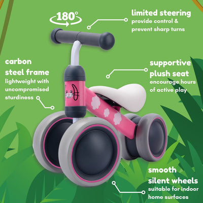 Bonnie Bunny - Baby Balance Bike-Ride On Toys-BOLDCUBE Scooters-Yes Bebe