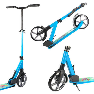 Cyan - Big 2 Wheel Scooter-Scooters-BOLDCUBE Scooters-Yes Bebe