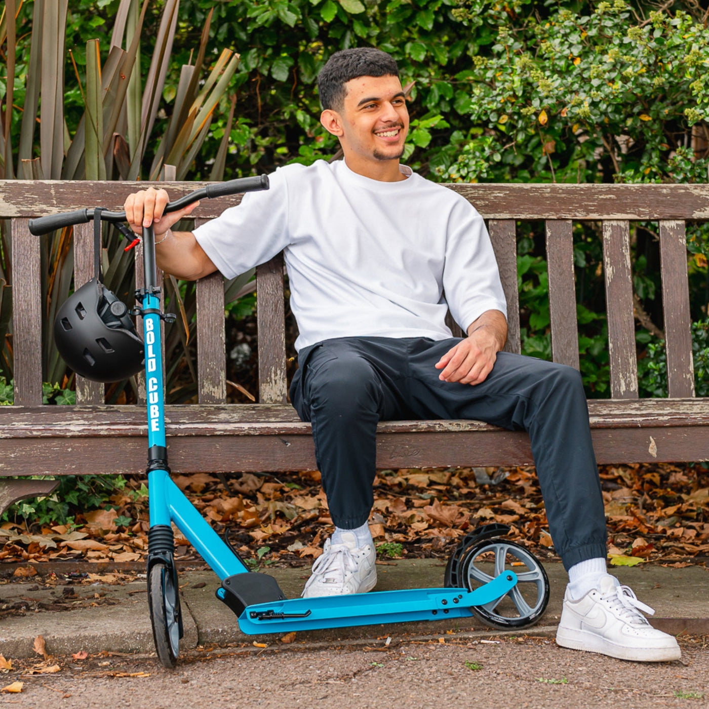 Cyan - Big 2 Wheel Scooter-Scooters-BOLDCUBE Scooters-Yes Bebe