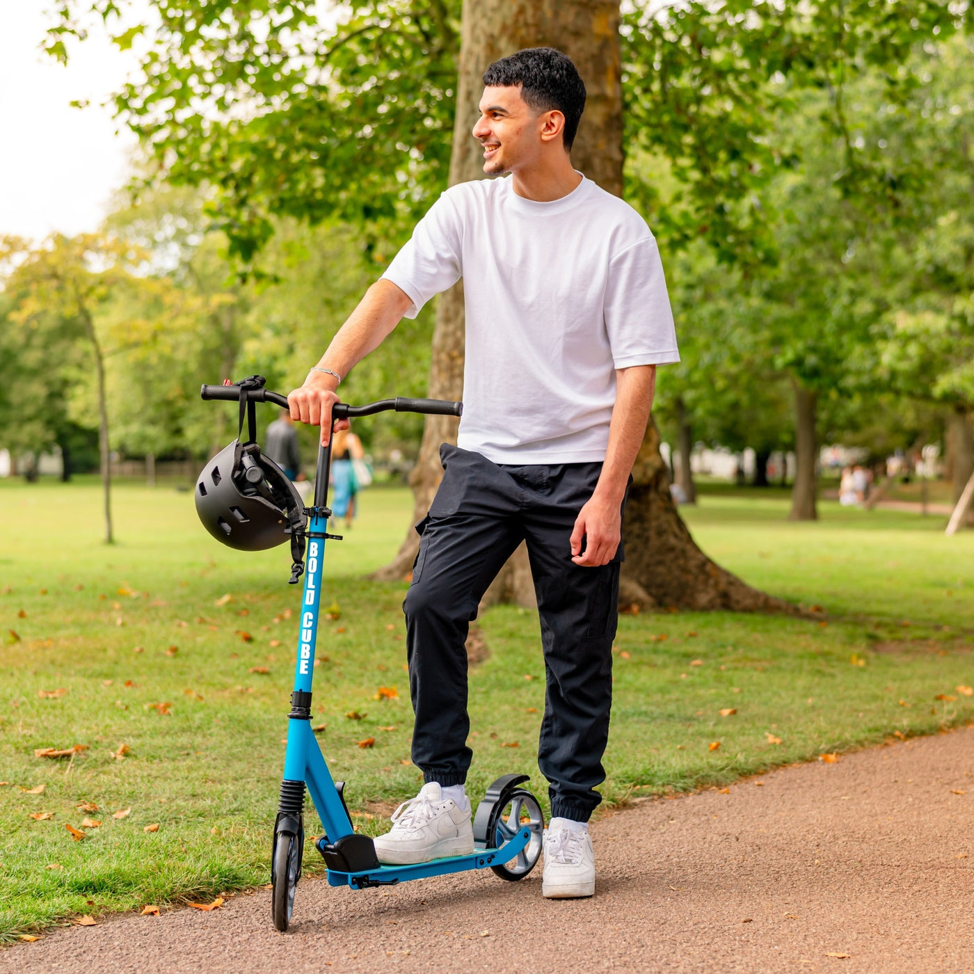 Cyan - Big 2 Wheel Scooter-Scooters-BOLDCUBE Scooters-Yes Bebe