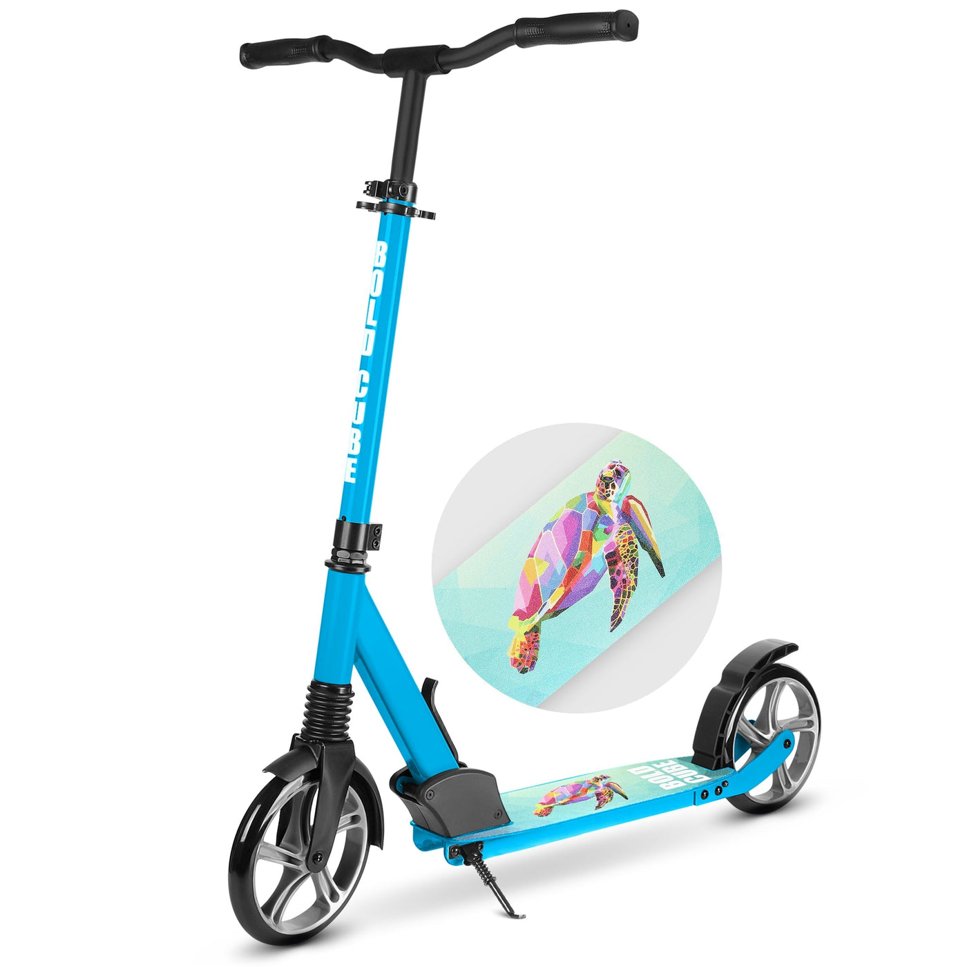 Cyan - Big 2 Wheel Scooter-Scooters-BOLDCUBE Scooters-Yes Bebe