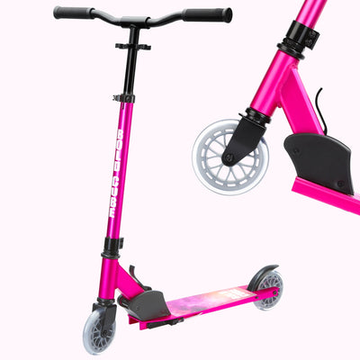 Fuchsia - Deluxe 2 Wheel Scooter-Scooters-BOLDCUBE Scooters-Yes Bebe