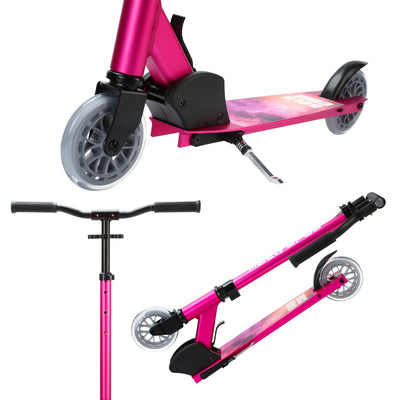 Fuchsia - Deluxe 2 Wheel Scooter-Scooters-BOLDCUBE Scooters-Yes Bebe