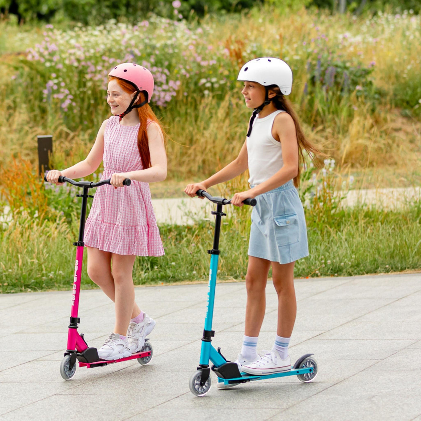 Fuchsia - Deluxe 2 Wheel Scooter-Scooters-BOLDCUBE Scooters-Yes Bebe