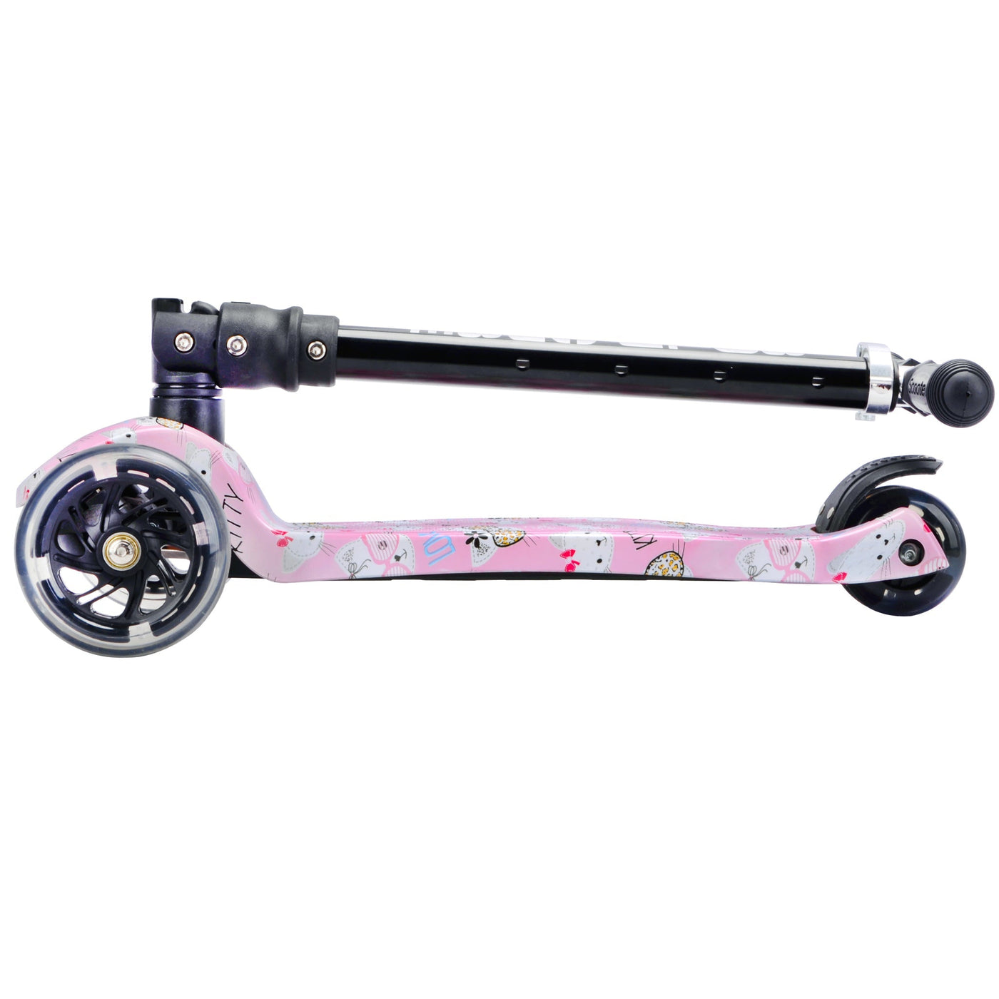 Kitty Love - Big 3 Wheel Scooter-Scooters-BOLDCUBE Scooters-Yes Bebe