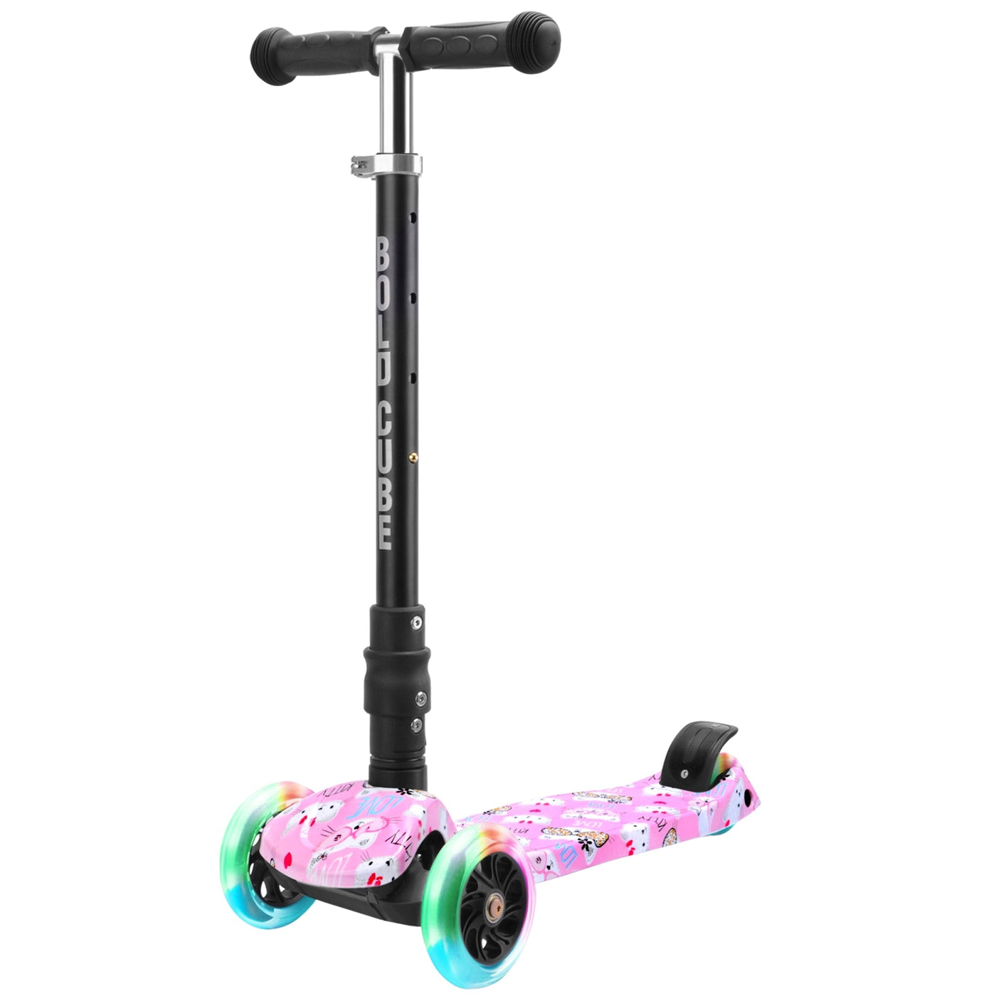 Kitty Love - Big 3 Wheel Scooter-Scooters-BOLDCUBE Scooters-Yes Bebe