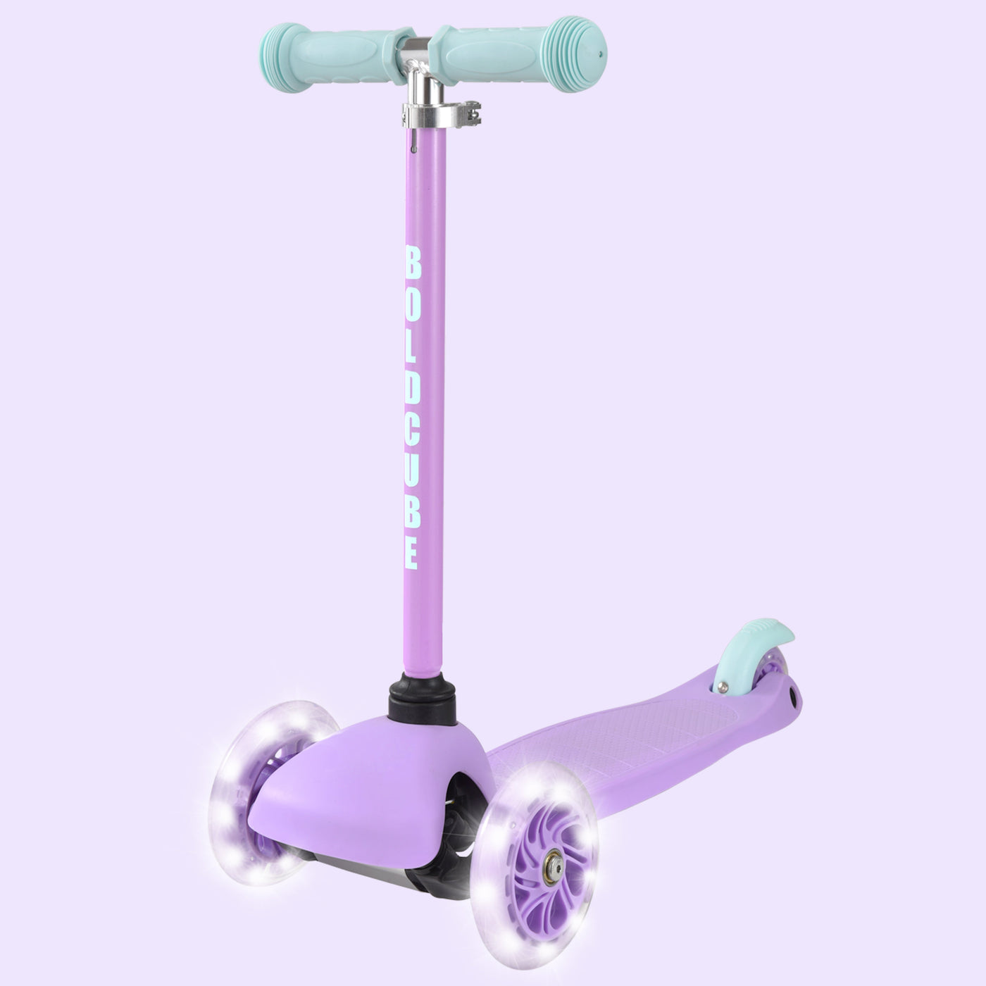 Lilac - Teeny 3 Wheel Scooter-Scooters-BOLDCUBE Scooters-Yes Bebe