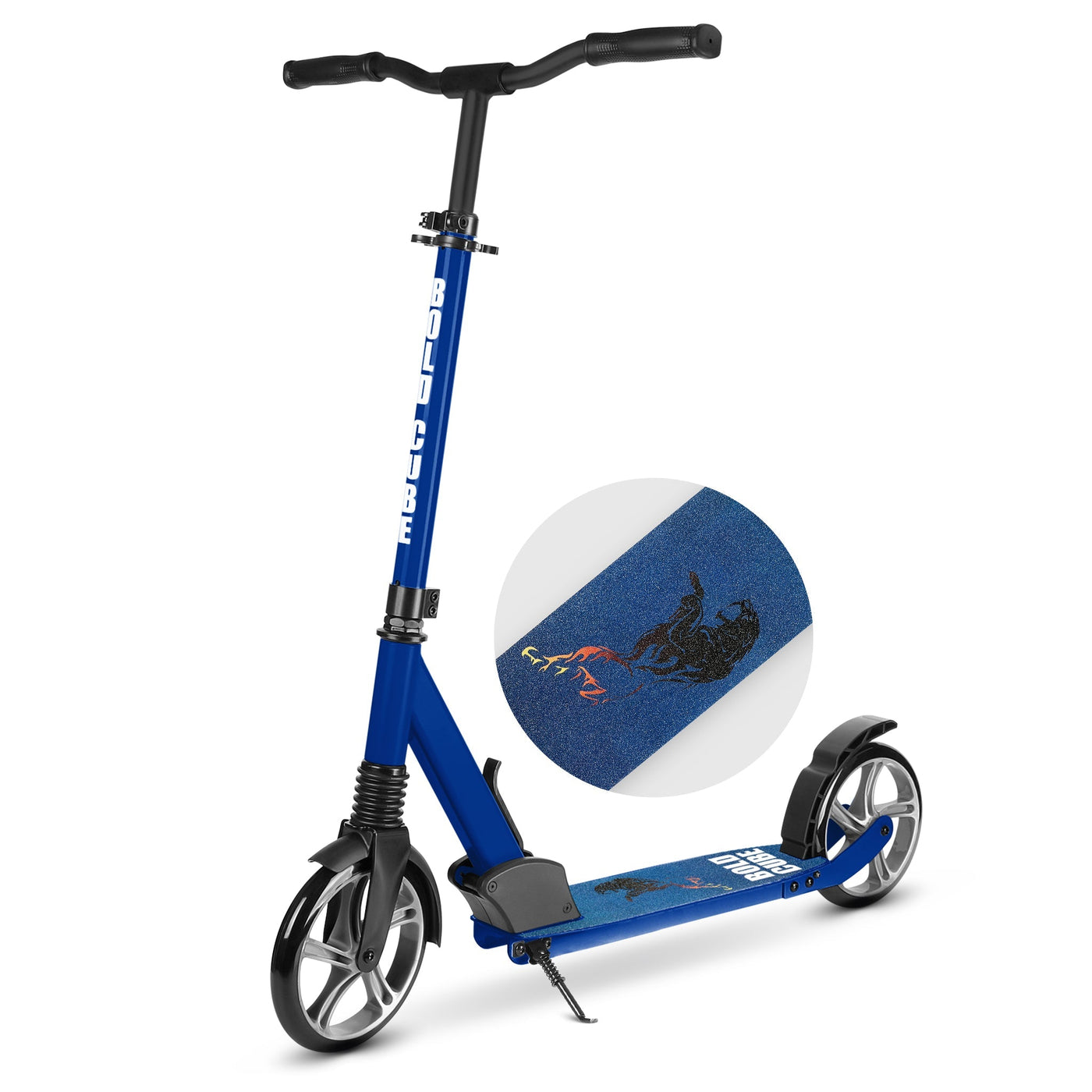 Navy - Big 2 Wheel Scooter-Scooters-BOLDCUBE Scooters-Yes Bebe