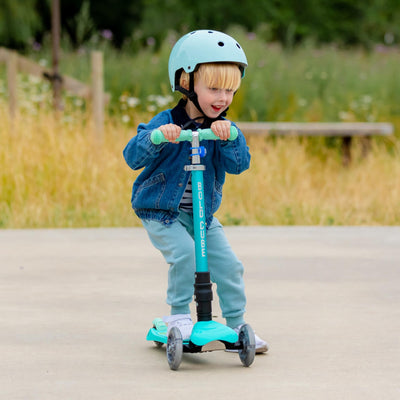 Ocean - Teeny Fold 3 Wheel Scooter-Scooters-BOLDCUBE Scooters-Yes Bebe