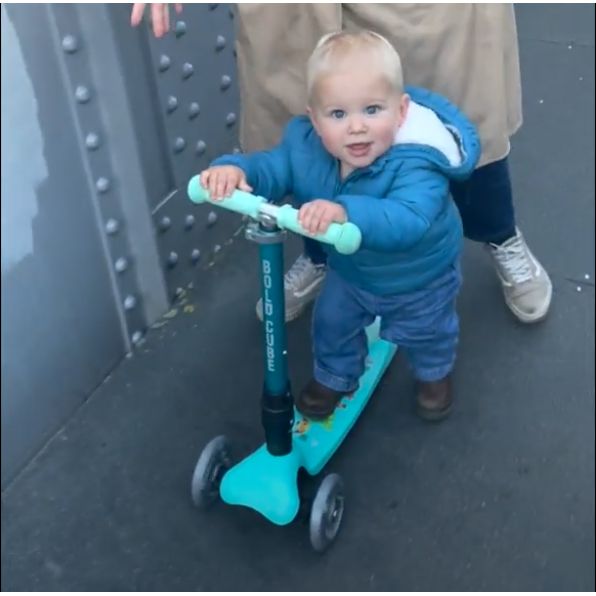 Ocean - Teeny Fold 3 Wheel Scooter-Scooters-BOLDCUBE Scooters-Yes Bebe