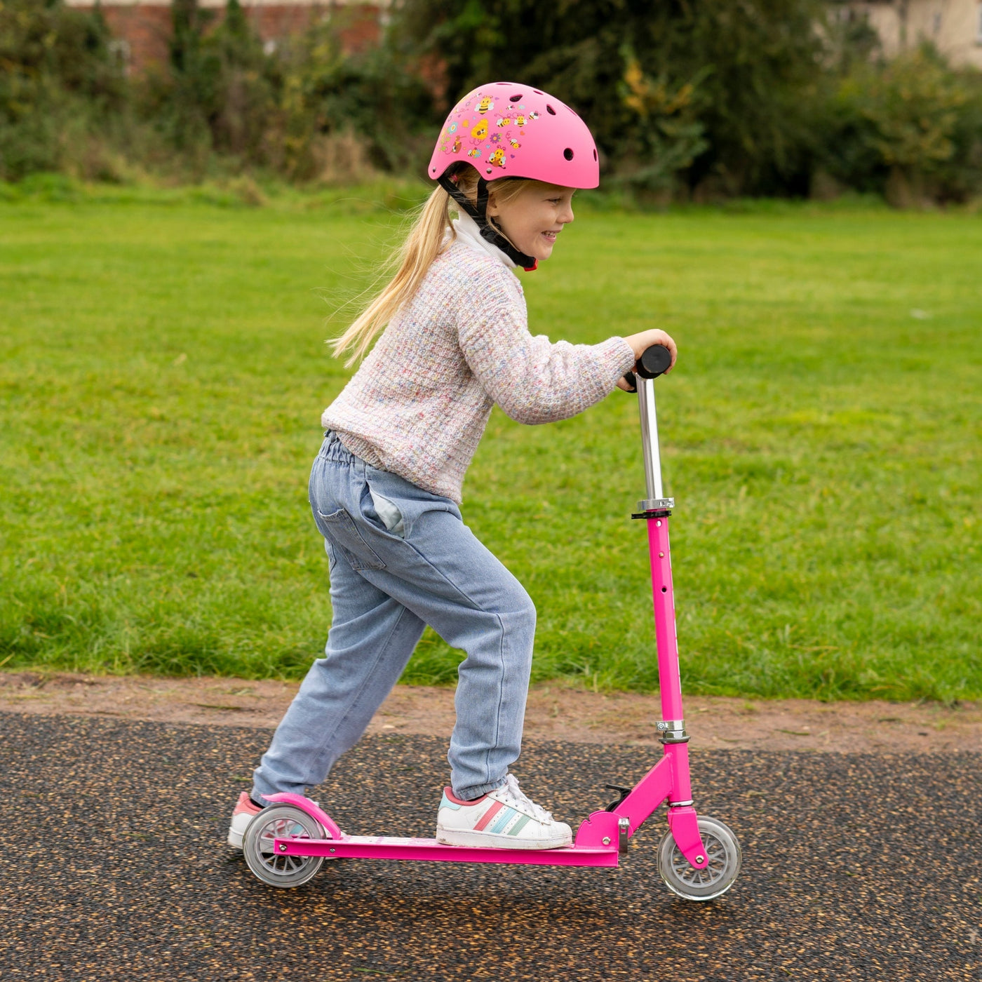 Pink - 2 Wheel Scooter-Scooters-BOLDCUBE Scooters-Yes Bebe