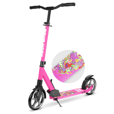 Pink - Big 2 Wheel Scooter-Scooters-BOLDCUBE Scooters-Yes Bebe