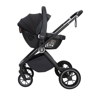 Babymore Kai Travel System Coco with Base-Pushchairs & Prams-Babymore-Forest Grey-Yes Bebe