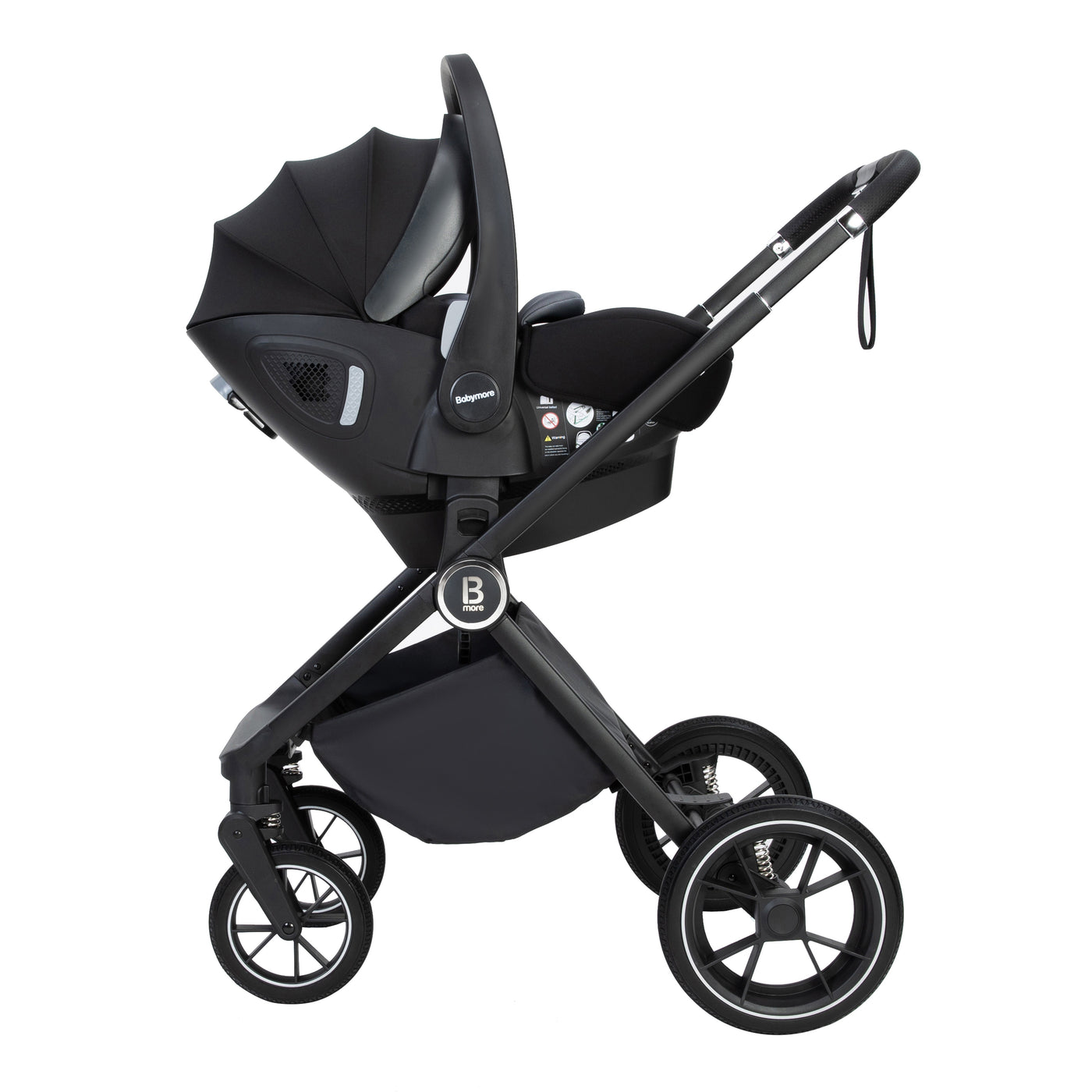 Kai Travel System Pecan with Base-Travel System-Babymore-Sandstone-Yes Bebe