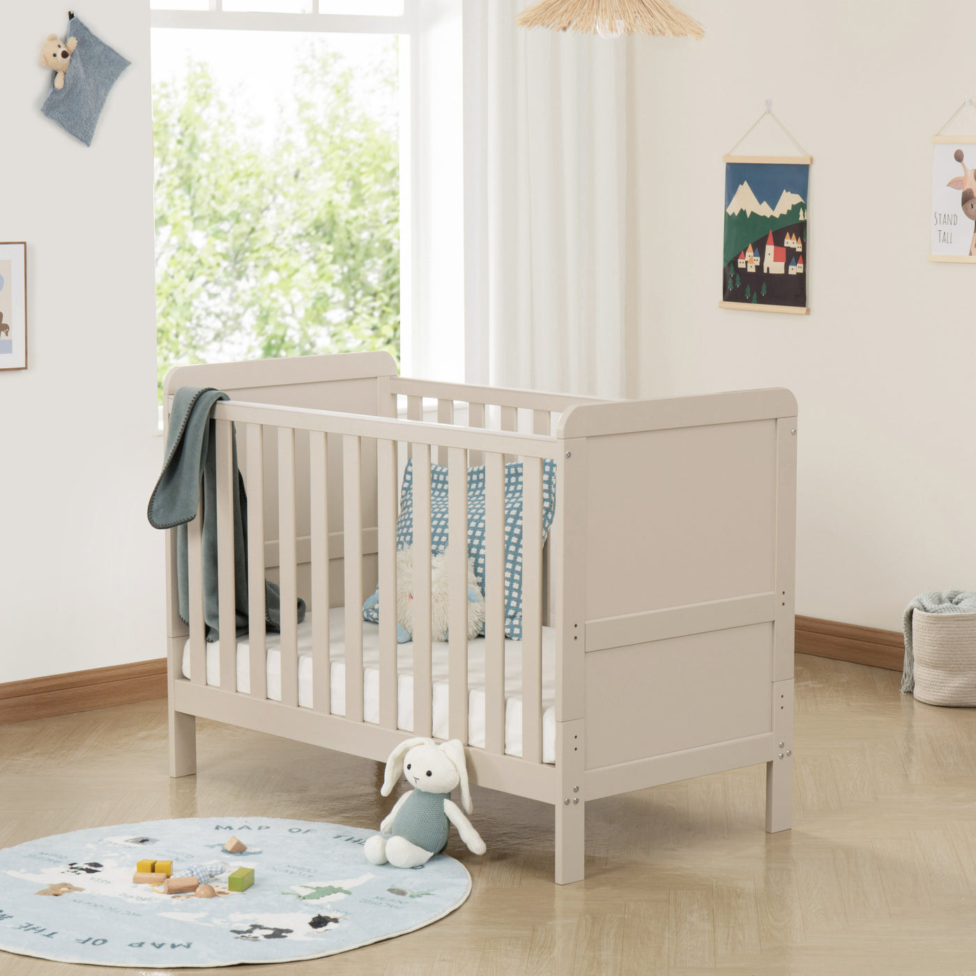 Caro Urban Mini Cot Bed-Cots & Cot Beds-Babymore-Yes Bebe