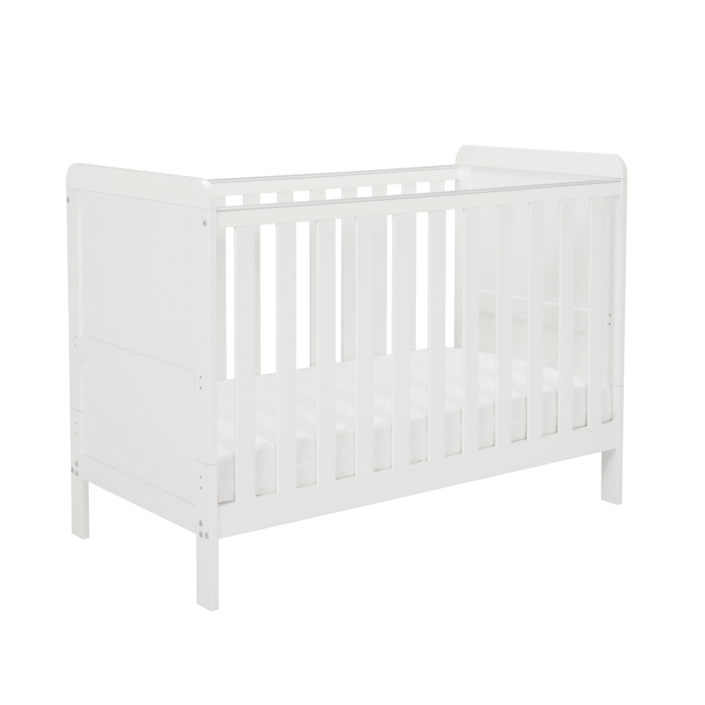 Caro Urban Mini Cot Bed-Cots & Cot Beds-Babymore-White-Yes Bebe