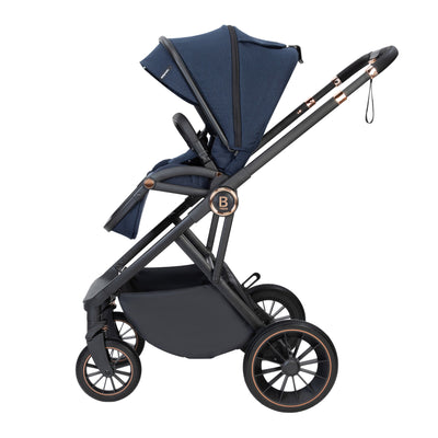 Chia Pram Pushchair-Pushchairs & Prams-Babymore-Midnight Blue-Yes Bebe