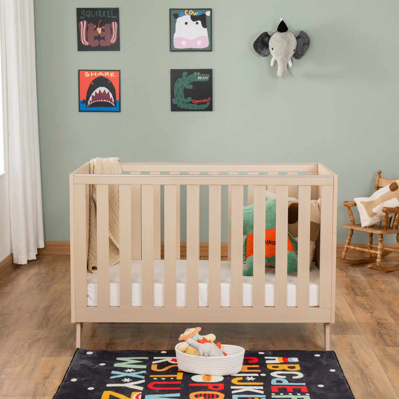 Dante Mini Cot Bed-Cots & Cot Beds-Babymore-Yes Bebe