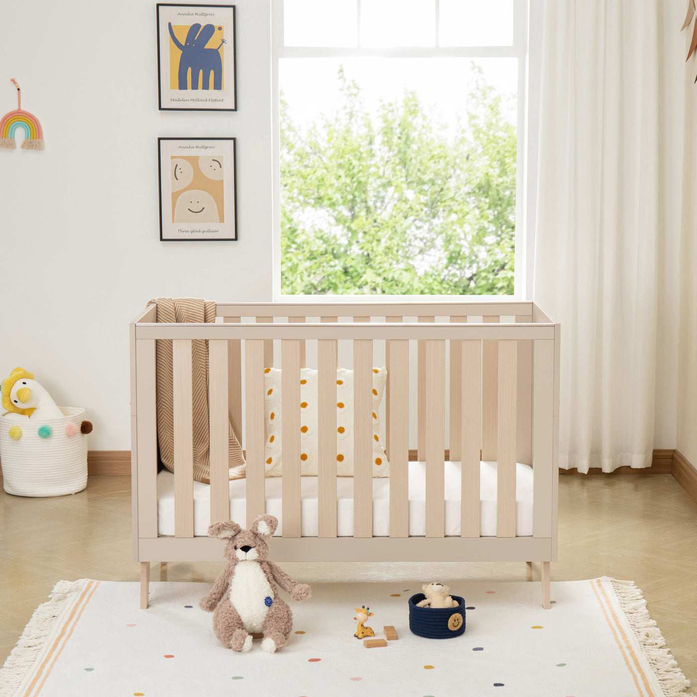 Dante Mini Cot Bed-Cots & Cot Beds-Babymore-Yes Bebe