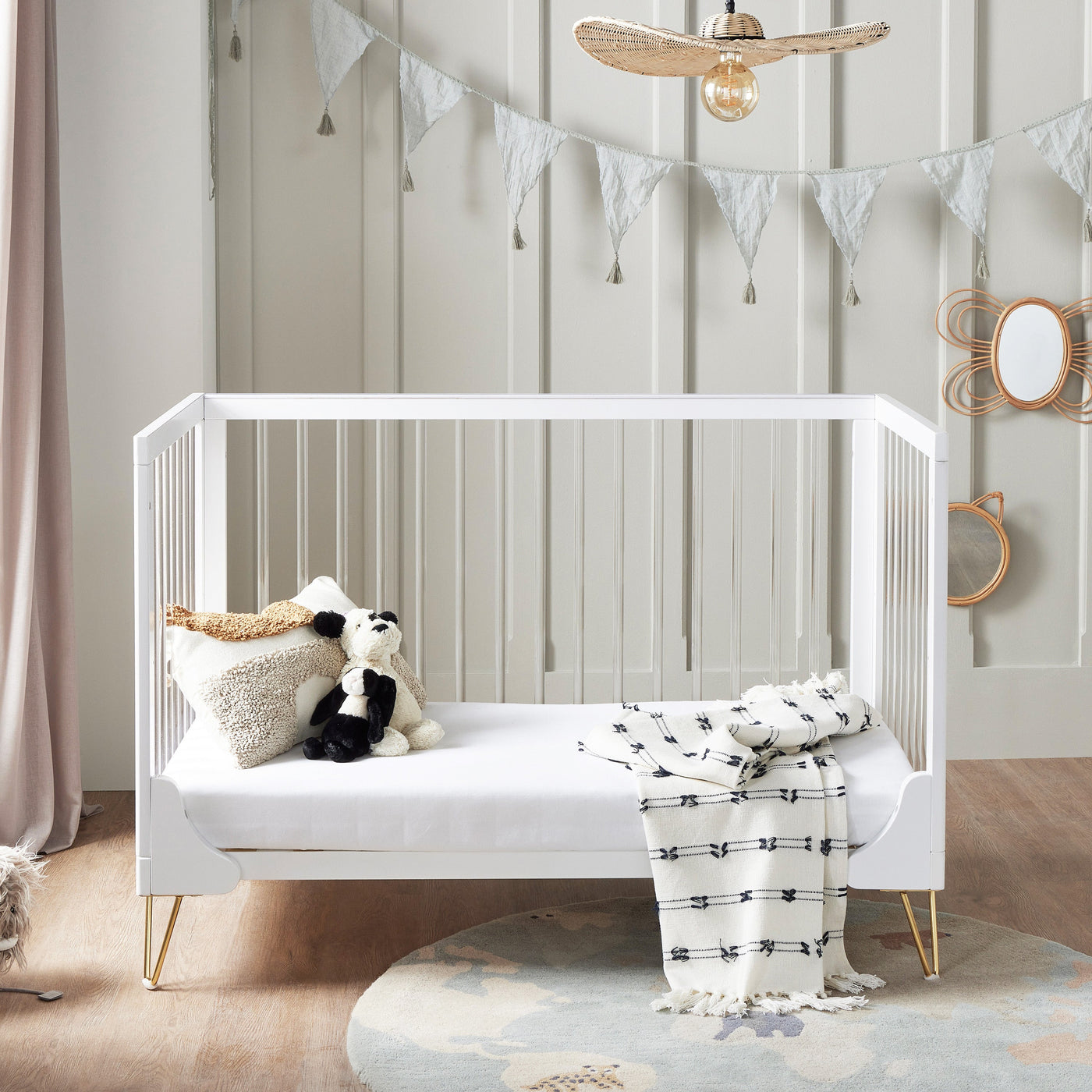 Kim Cot Bed-Cots & Cot Beds-Babymore-Yes Bebe