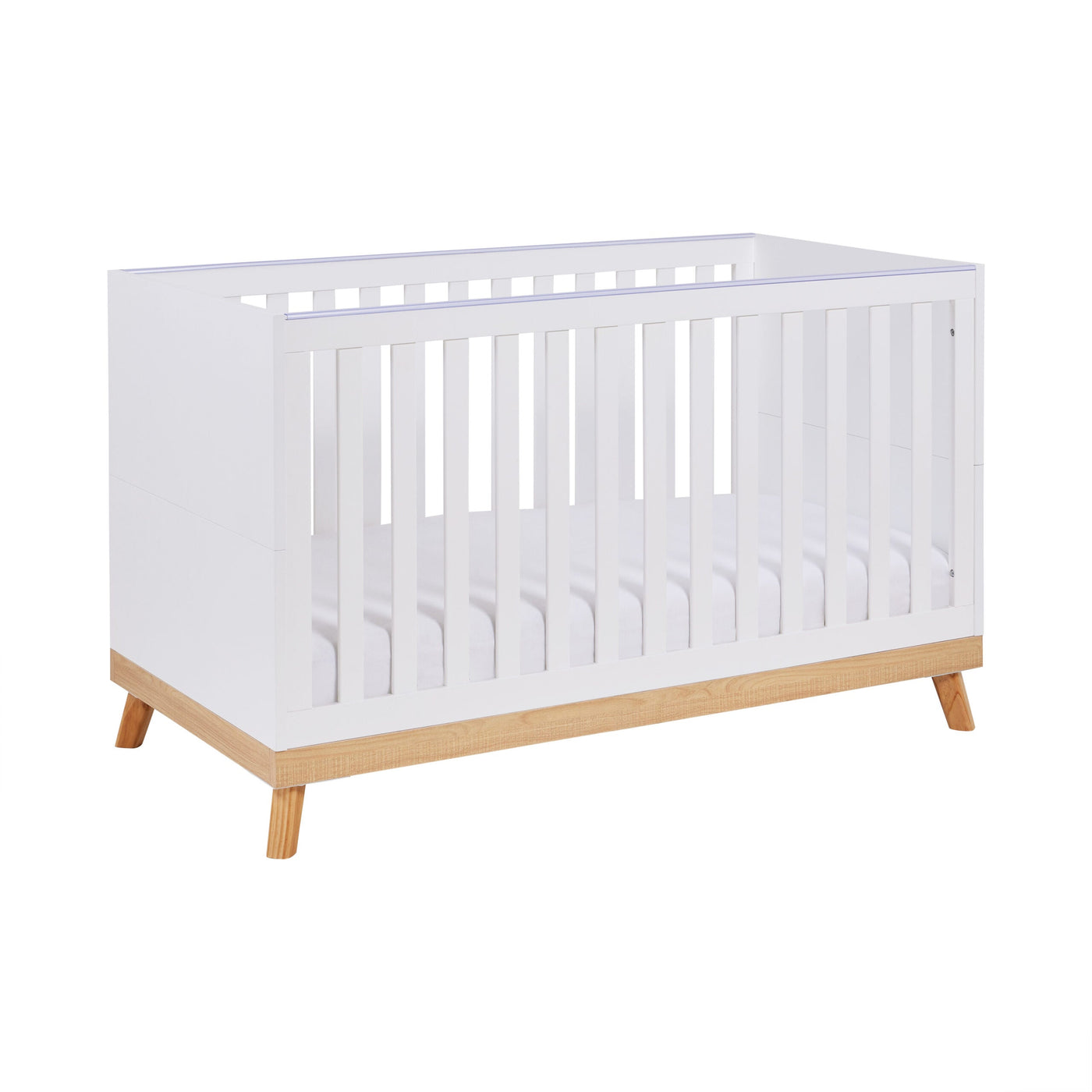 Mona Cot Bed-Cots & Cot Beds-Babymore-White-Yes Bebe