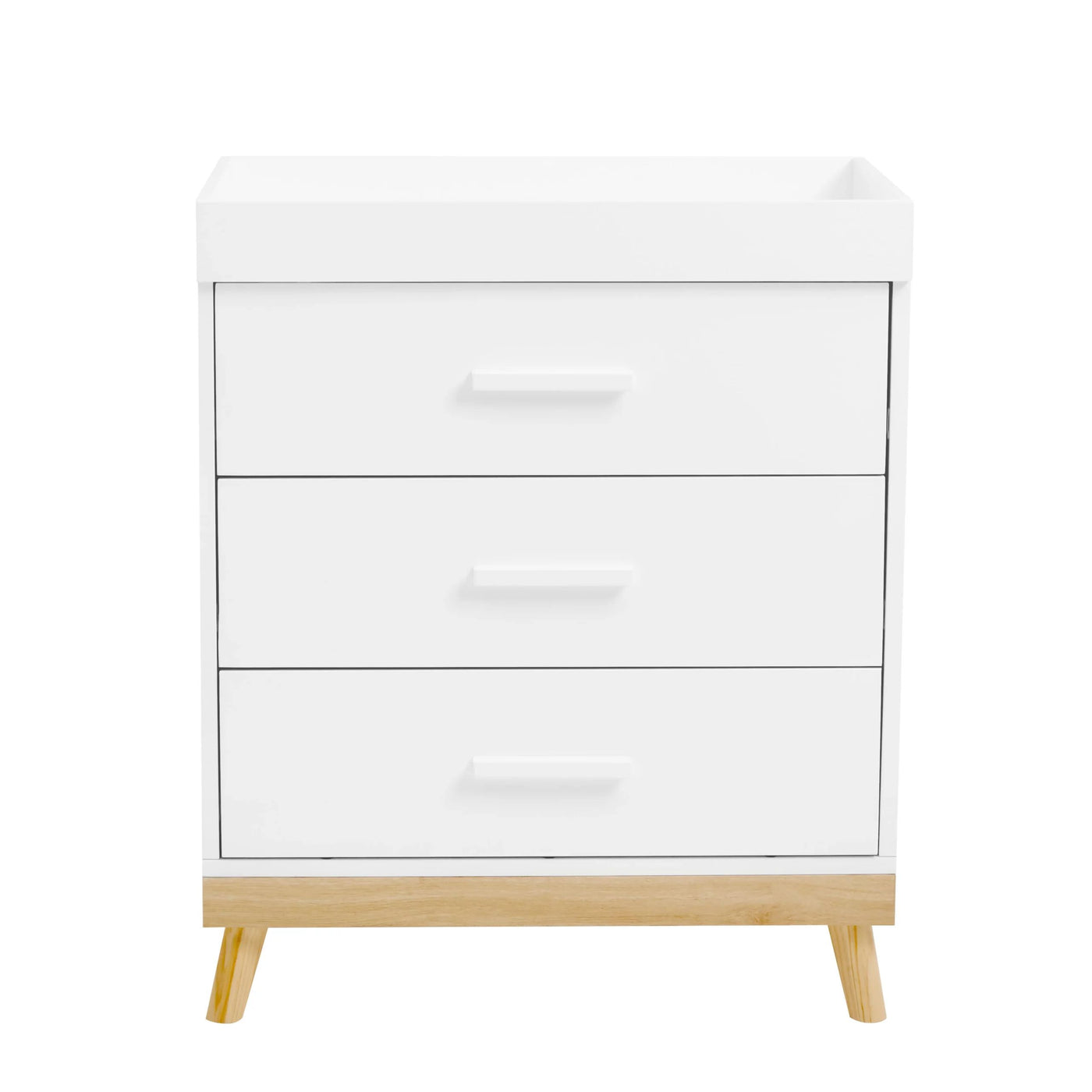 Mona Nursery Chest Changer - White-Baby & Toddler Furniture-Babymore-Yes Bebe