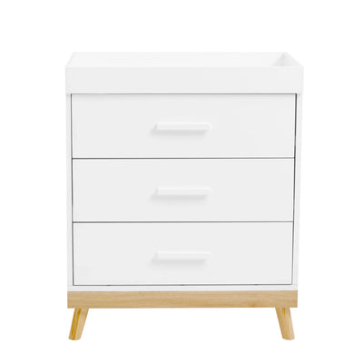 Mona Nursery Chest Changer - White-Baby & Toddler Furniture-Babymore-Yes Bebe