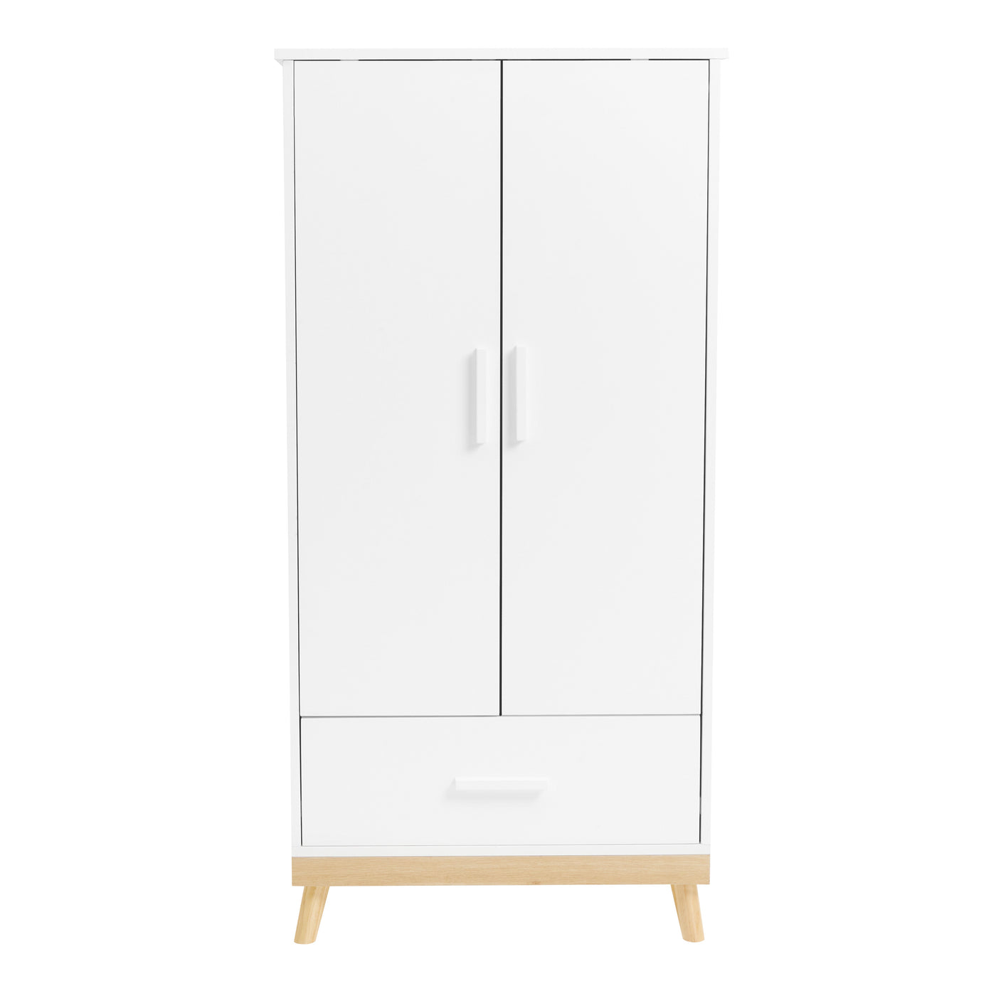 Mona Nursery Wardrobe - White-Baby & Toddler Furniture-Babymore-Yes Bebe