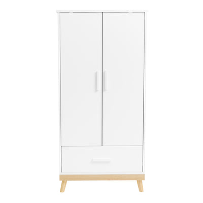 Mona Nursery Wardrobe - White-Baby & Toddler Furniture-Babymore-Yes Bebe