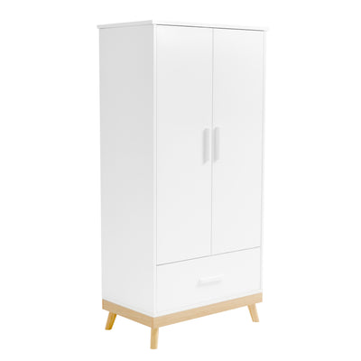 Mona Nursery Wardrobe - White-Baby & Toddler Furniture-Babymore-Yes Bebe