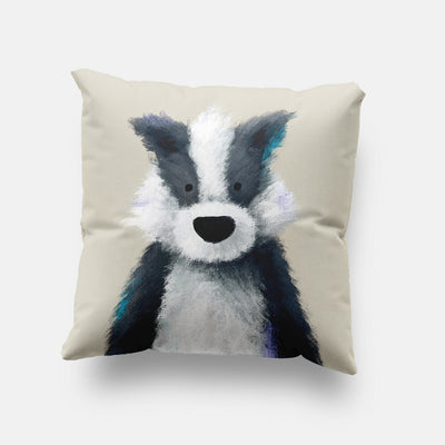 Woodland Badger Nursery Cushion Cover