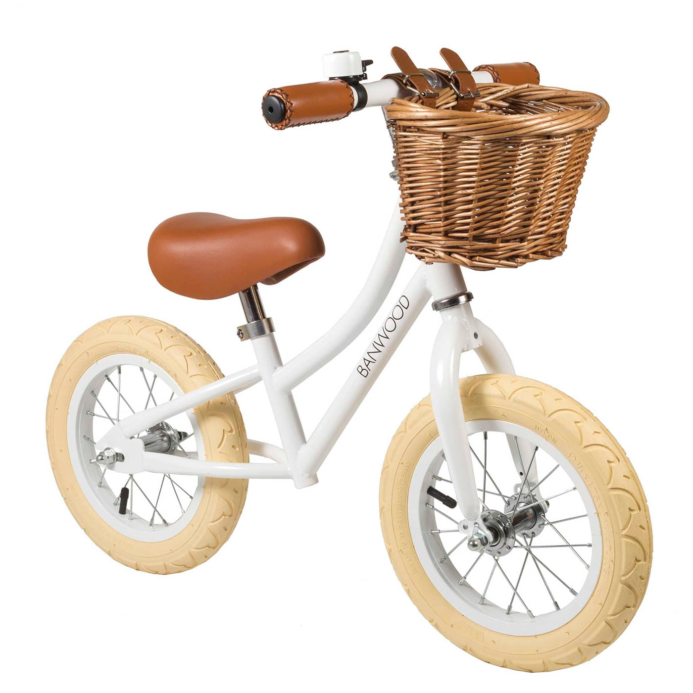 First Go Balance Bike-Balance Bikes-Banwood-White-Yes Bebe
