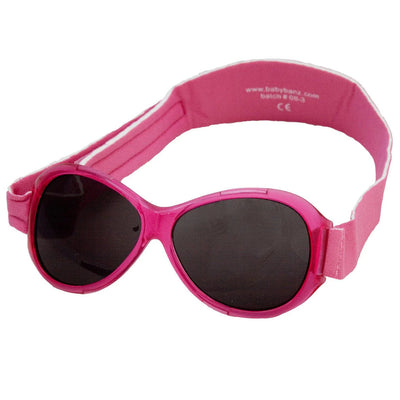 Retro Baby Banz Wrap Around Sunglasses 0-2 years-Sunglasses-Banz-Pink-Yes Bebe