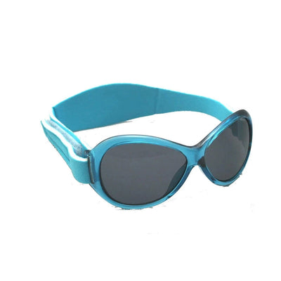 Retro Baby Banz Wrap Around Sunglasses 0-2 years-Sunglasses-Banz-Aqua Blue-Yes Bebe